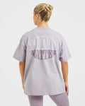 Mind Over Matter Oversized T Shirt - Purple