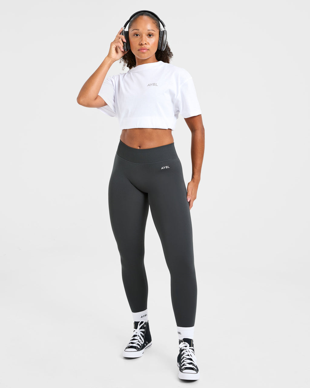 Lift Graphic Oversized T Shirt - White